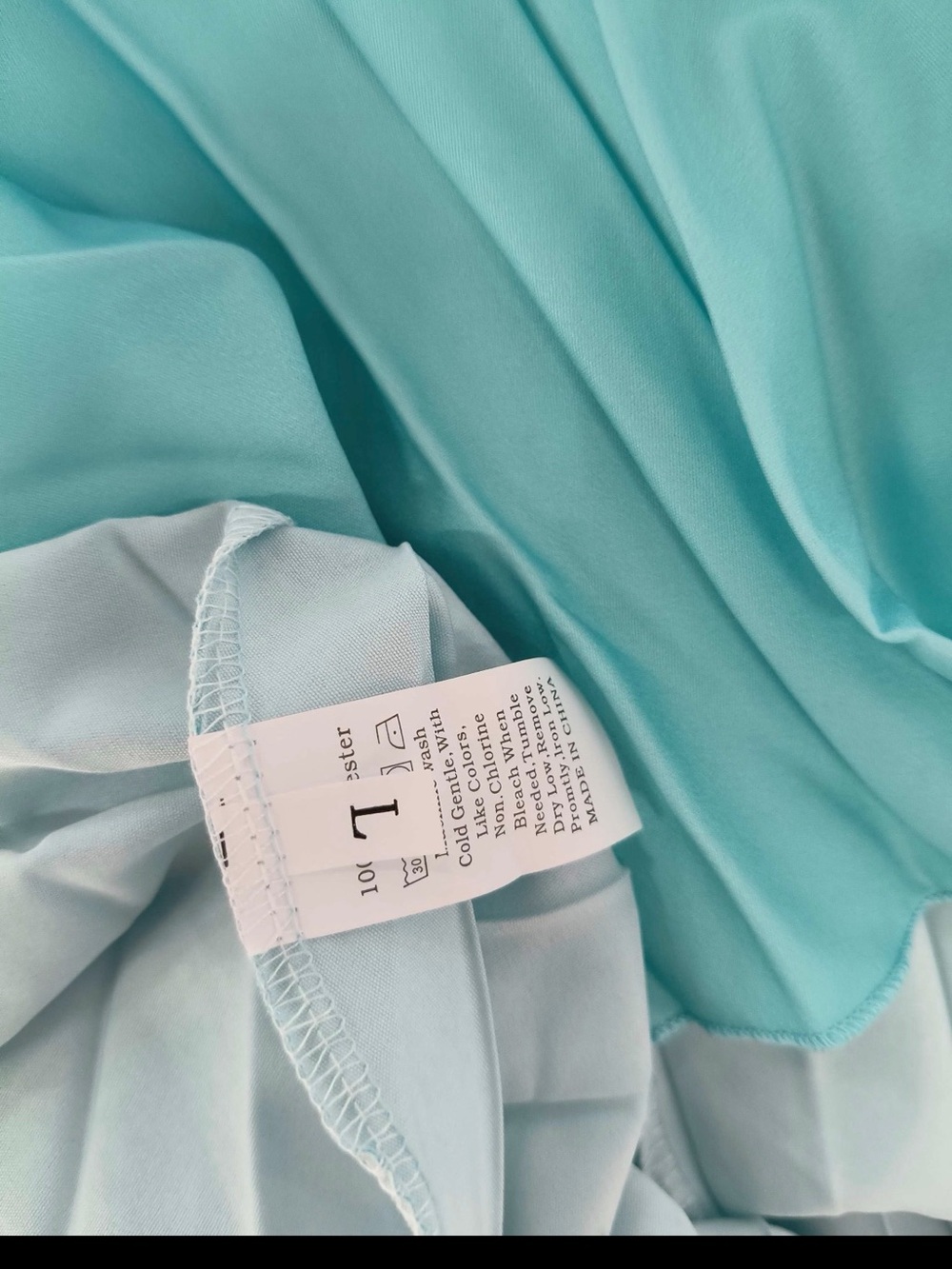 A Classy Chic Boutique Mint Green Strapless Pleated Maxi with Pink Floral - Picture 6 of 6